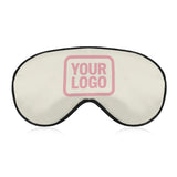 Custom Cream Light Pink Sleep Mask