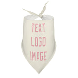 Custom Cream Light Pink Pet Scarf
