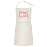 Custom Cream Light Pink Apron