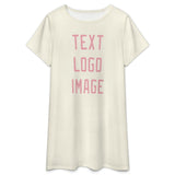 Custom Cream Light Pink Nachthemd