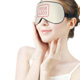 Custom Cream Light Pink Sleep Mask