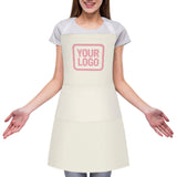 Custom Cream Light Pink Apron