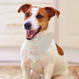 Custom Cream Light Pink Pet Scarf