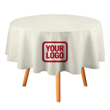 Custom Cream Red Round Table Cloth