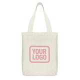 Custom Cream Red Canvas Tote Bag