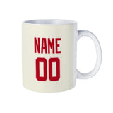 Custom Cream Red Mug