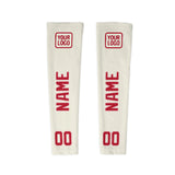 Custom Cream Red Arm Sleeve