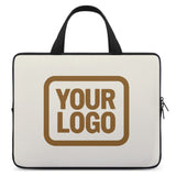 Custom Cream Khaki Laptop Bag