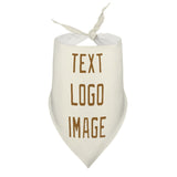 Custom Cream Khaki Pet Scarf