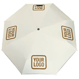 Custom Cream Khaki Automatic Umbrella