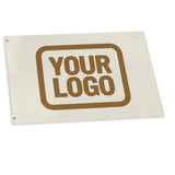 Custom Cream Khaki Flag
