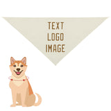 Custom Cream Khaki Pet Scarf