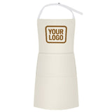 Custom Cream Khaki Apron