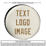 Custom Cream Khaki Truck Tires