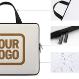 Custom Cream Khaki Laptop Bag
