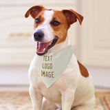 Custom Cream Khaki Pet Scarf