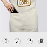Custom Cream Khaki Apron