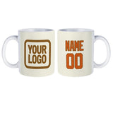 Custom Cream Orange Mug