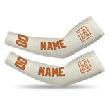 Custom Cream Orange Arm Sleeve