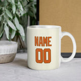 Custom Cream Orange Mug