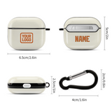 Custom Cream Orange AirPods Case (3rd Generation)