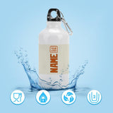 Custom Cream Orange Sports Bottle