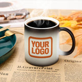 Custom Cream Orange Magic Mug