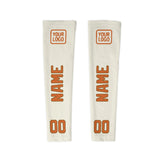 Custom Cream Orange Arm Sleeve