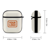 Custom Cream Orange AirPods Case