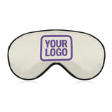 Custom Cream Light Purple Sleep Mask