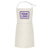 Custom Cream Light Purple Apron
