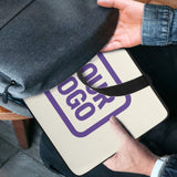 Custom Cream Light Purple Laptop Bag