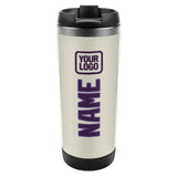 Custom Cream Purple Stainless Steel Water Cup