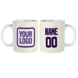 Custom Cream Purple Mug