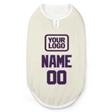 Custom Cream Purple Pet Vest