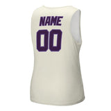 Custom Cream Purple Men's Tank Top