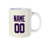 Custom Cream Purple Mug