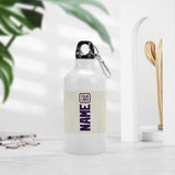 Custom Cream Purple Sports Bottle