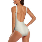 Custom Cream Purple Swimsuit