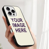 Custom Cream Purple Phone Case