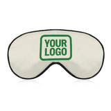 Custom Cream Emerald Green Sleep Mask