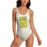 Custom Cream Gold Swimsuit