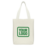 Custom Cream Gold Canvas Tote Bag