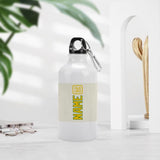 Custom Cream Gold Sports Bottle