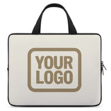 Custom Cream Light Khaki Laptop Bag