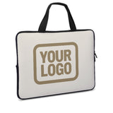 Custom Cream Light Khaki Laptop Bag