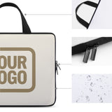 Custom Cream Light Khaki Laptop Bag