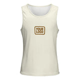 Custom Cream Khaki Men's Tank Top
