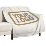 Custom Cream Light Khaki Blanket