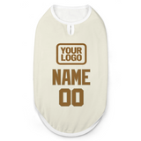 Custom Cream Khaki Pet Vest